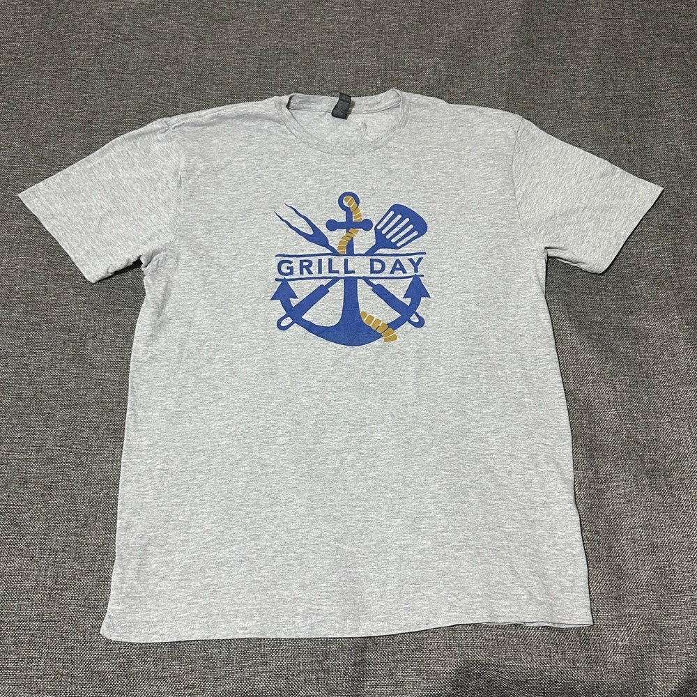Gildan‎ Unisex L Grill Day T Shirt